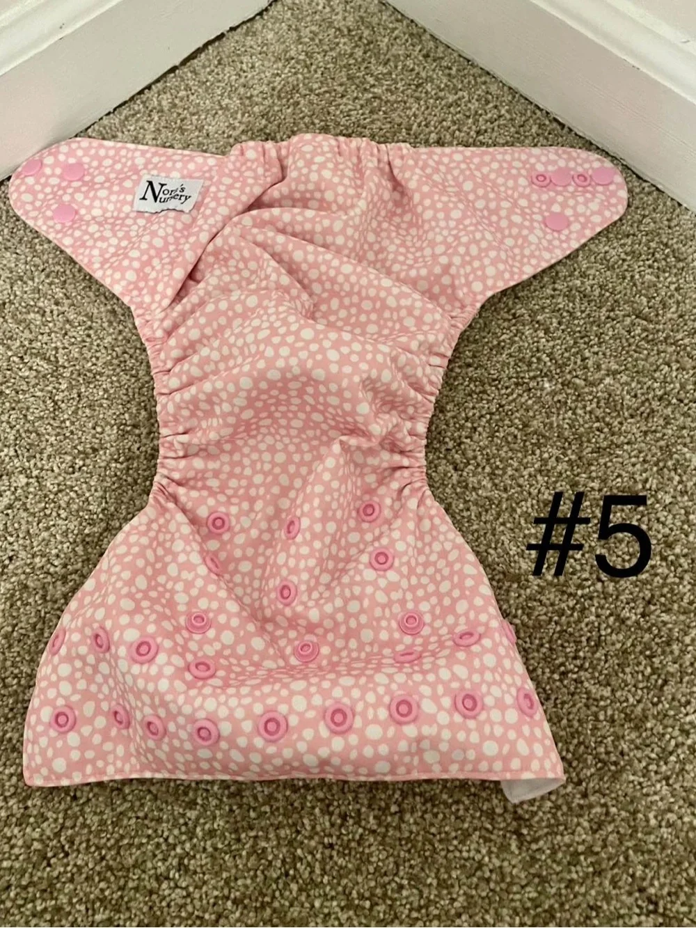Lot of 6 Reusable Cloth Diaper Covers - Nora’s Nursery